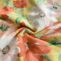 Viscose en vente en gros Rayon 45S tissu conception florale